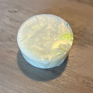 Eslira Natura Shea Goat Handmade White and Yellow Loofah Soap